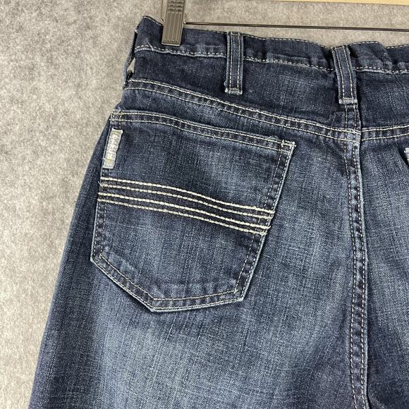 Cinch Silver Label Jean Mens 30x33 Dark Stone Slim Straight Performance Cowboy - Picture 10 of 15